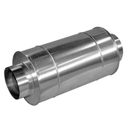 Шумоглушитель круглый Ø450/600 мм. оцинк. сталь