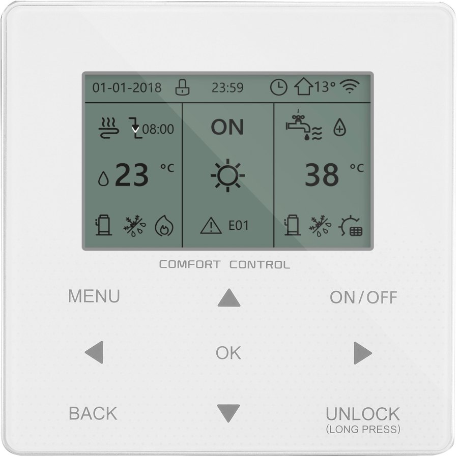 Тепловой насос воздух-вода MDV для отопления и ГВС MDHWC-V4W/D2N8-B
