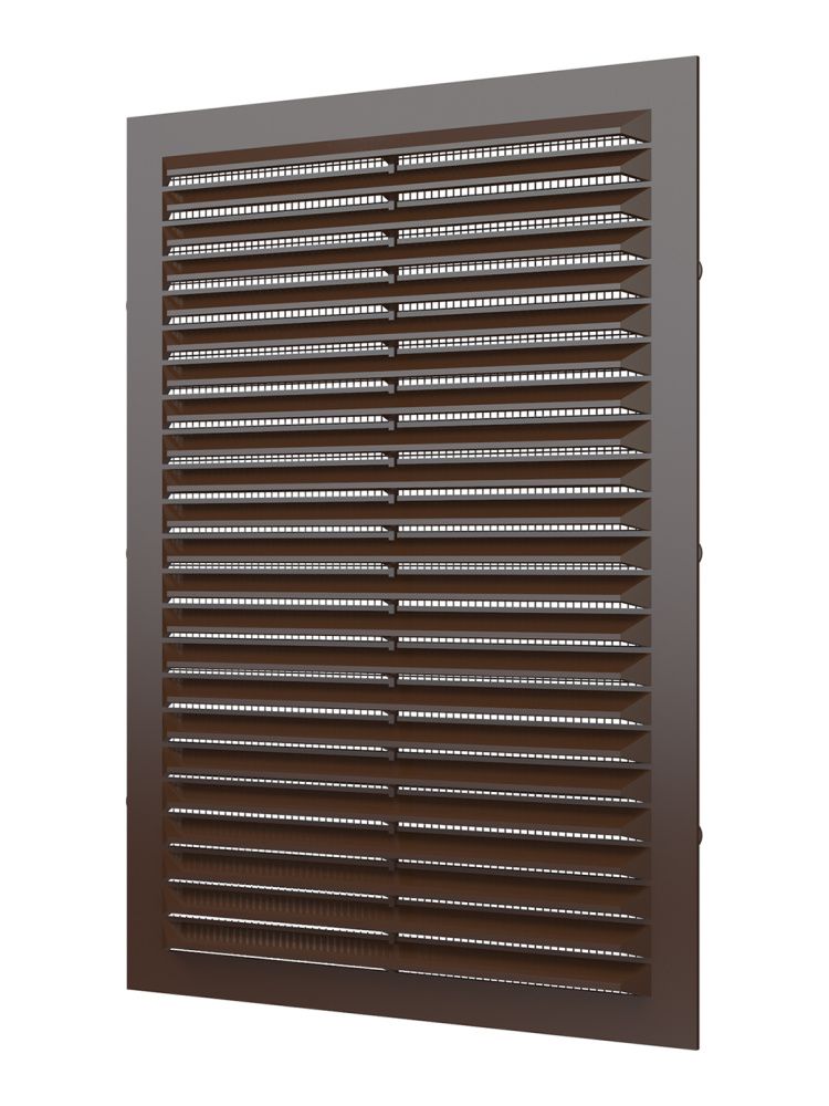 Решетка вентиляционная С сетка 170х240 пластик Brown ERA