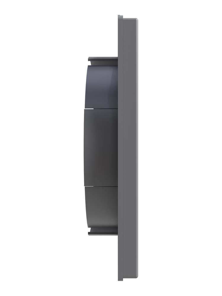 Выход стенной КФ фланец D150/160 жалюзи 190х190 ASA Gray ERA STREETLINE