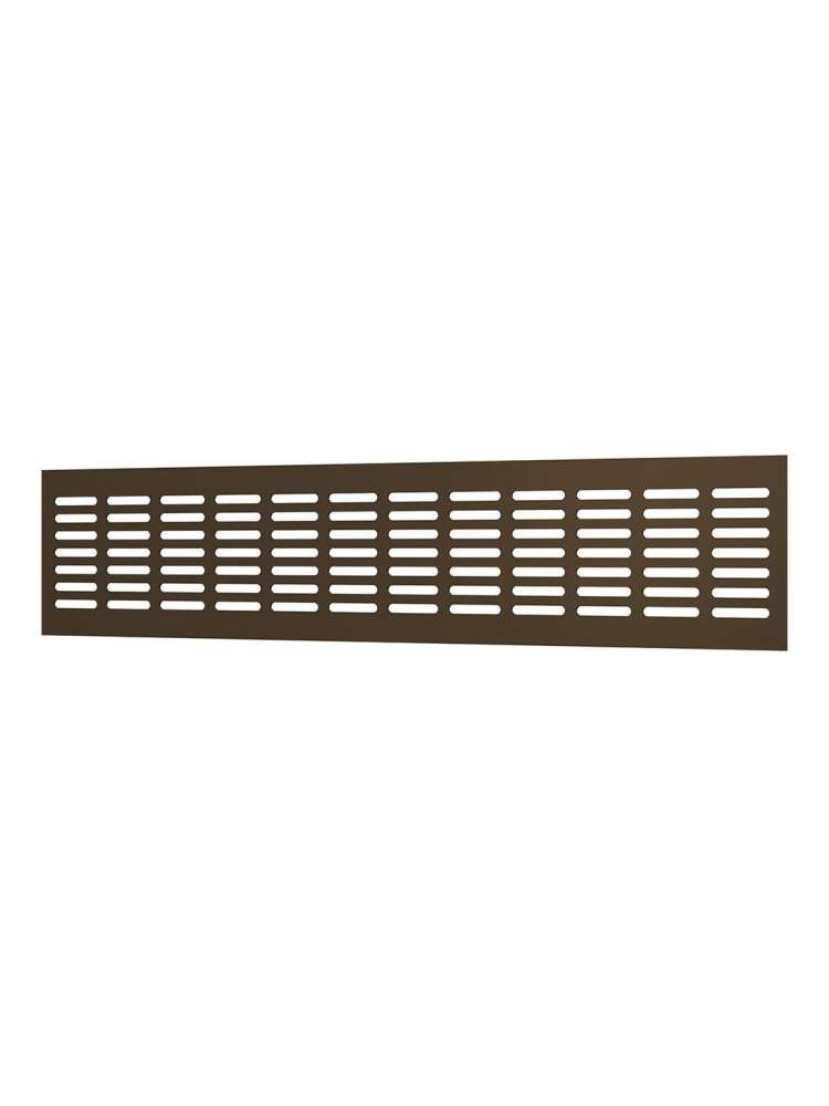 Решетка вентиляционная DP AL сетка переточная 480х100 алюминий Dark bronze ERA