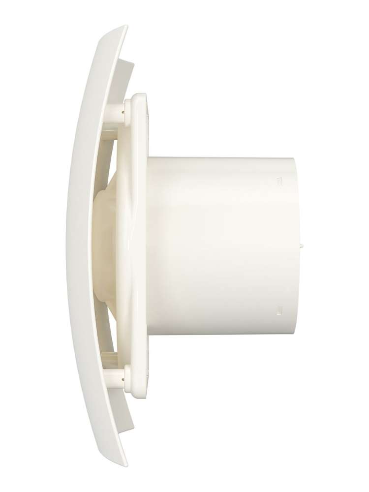 Вентилятор накладной BREEZE D125 обратный клапан Ivory DICITI