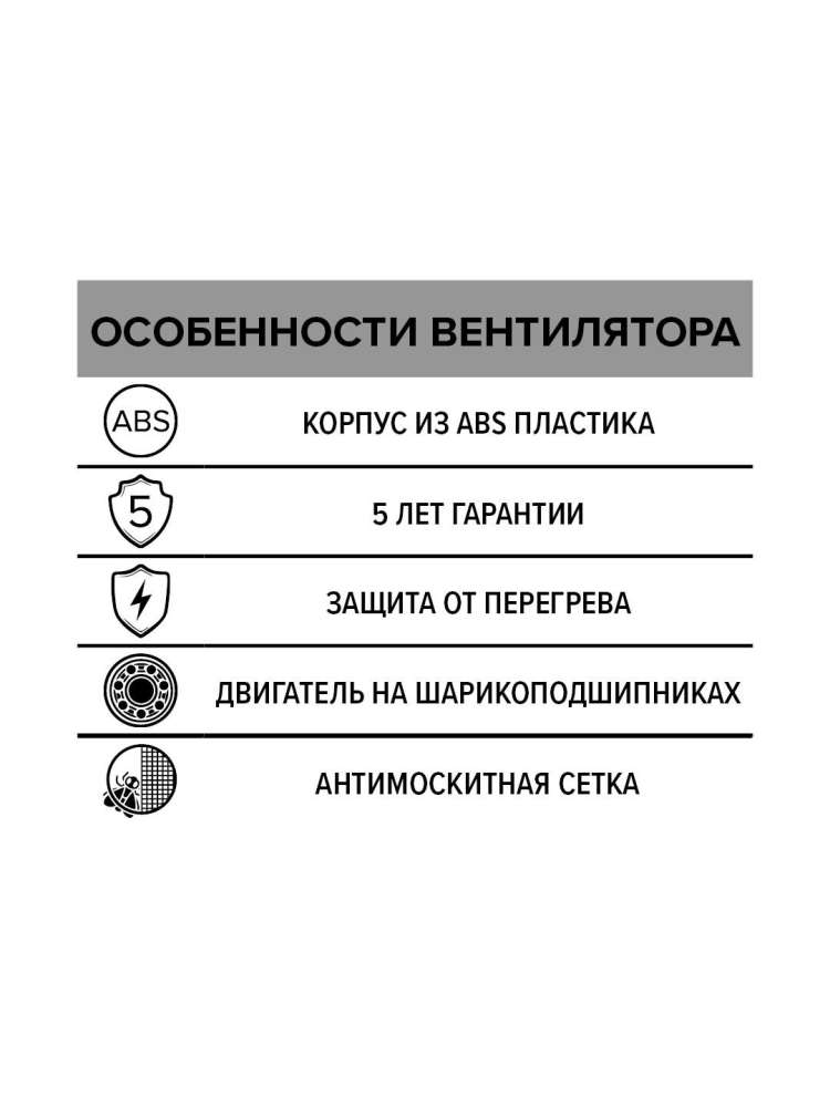 Вентилятор накладной FLOW, двигатель BB, D160, ERA