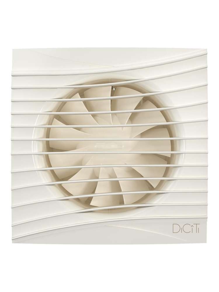 Вентилятор накладной SILENT D100 обратный клапан Ivory DICITI