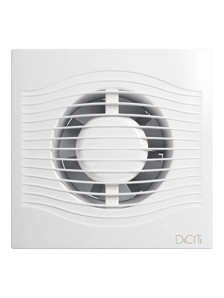 Вентилятор накладной SLIM D100 обратный клапан DICITI