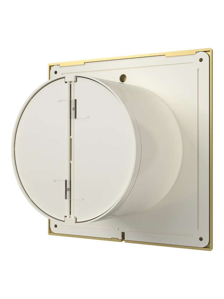 Вентилятор накладной SLIM D100 обратный клапан Champagne DICITI