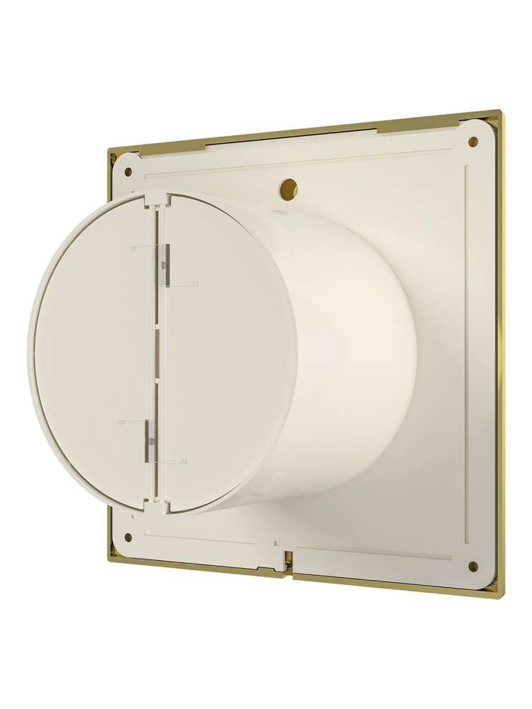 Вентилятор накладной SLIM, обратный клапан, D100, Gold, DICITI