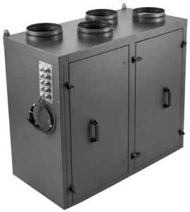 Приточно-вытяжная установка с роторным рекуператором RWN-RR-3600(50c)-ЕС-НЕ9,4-Vertical(N)