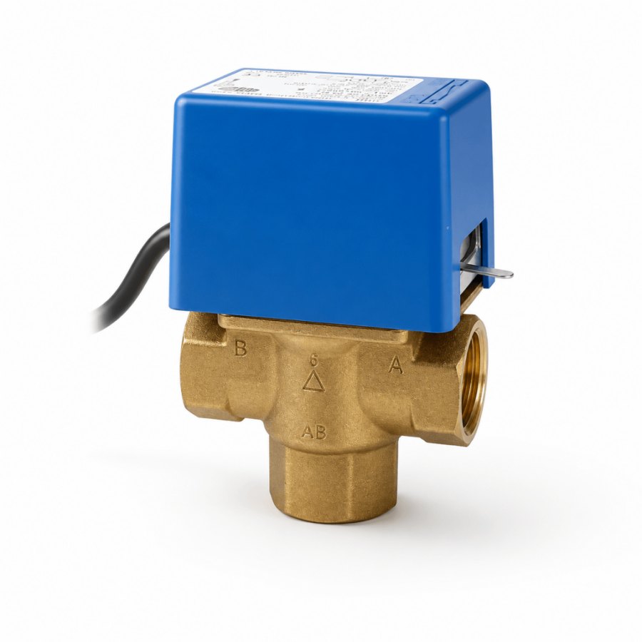 3-х ходовой клапан с приводом для канальных фанкойлов Haier 3VFCE