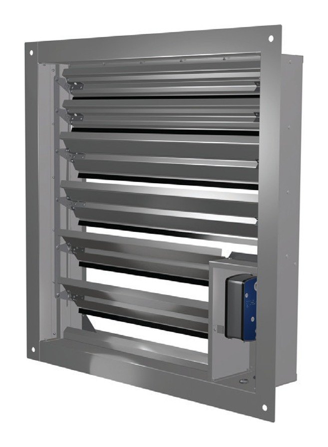 Клапан дымоудаления ДМУ-МС 300×900 многостворчатый Клапан дымоудаления ДМУ-МС 300×900 многостворчатый